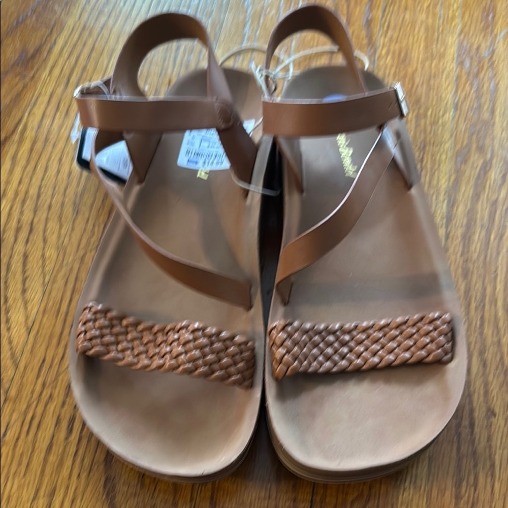 Universal Thread Brown Braided Sandals
